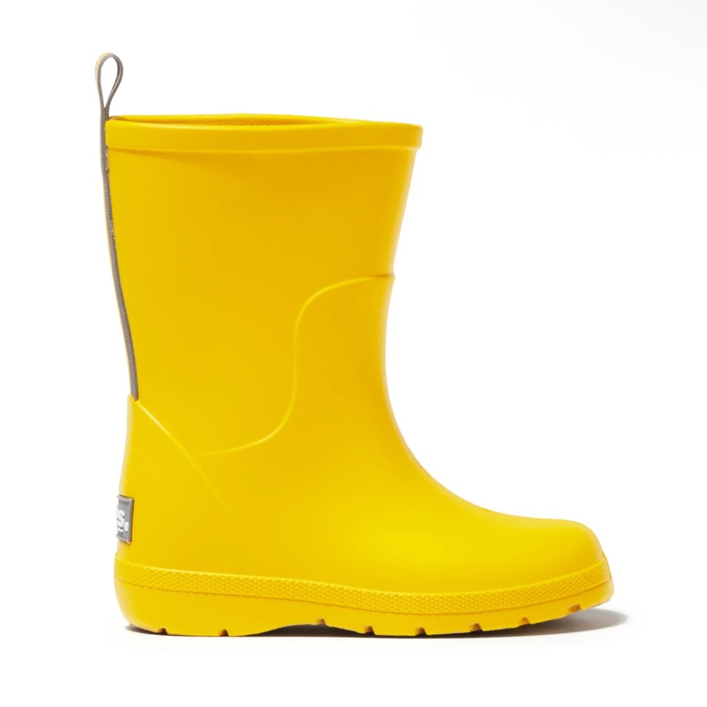 Totes Kids Yellow Rain Rubber Boots Size 11-12 lightweight